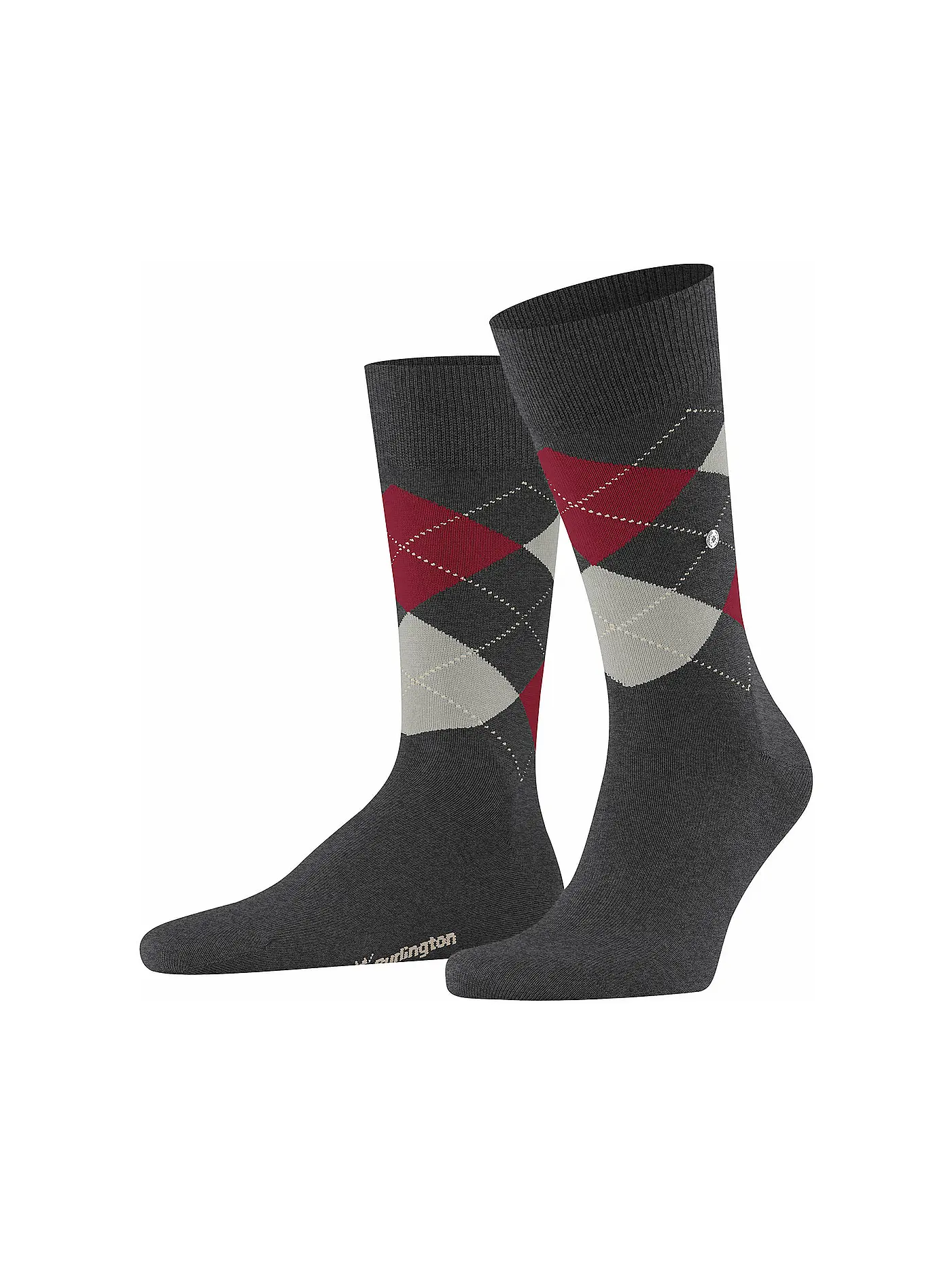 BURLINGTON | Herren Socken EDINBURGH 40-46 curry | grau